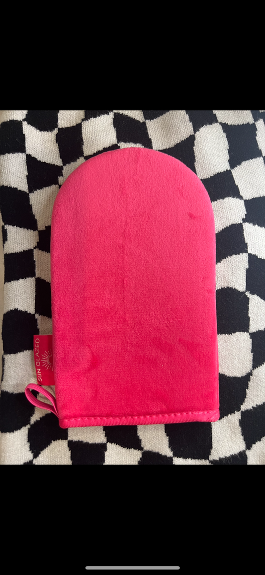 Double-sided velvet mitt